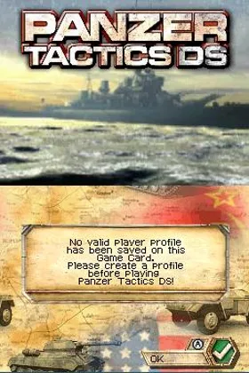 Panzer Tactics DS (Europe) (En,Fr,De,Es,It) screen shot title